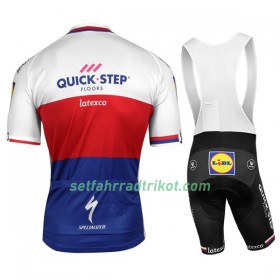 Fahrradbekleidung Radtrikot Kurzarm + Trägershorts 2017 Quick-Step Floors Tschechischen Meister